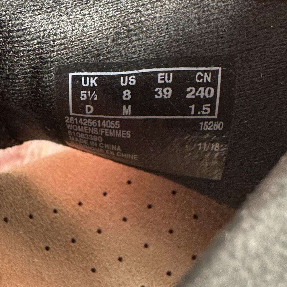 Clarks ANNADEL IVORY Size 8 Black Suede Cork Wedge Heel Sandals Open Toe Shoes - Picture 10 of 10